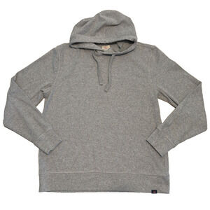Faherty Legend Sweater Hoodie Mens M Gray Cotton Pullover Lightweight Layer